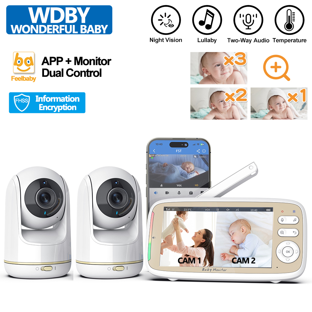 Audio X Music - VB803 PRO Baby Monitor, с 2шт