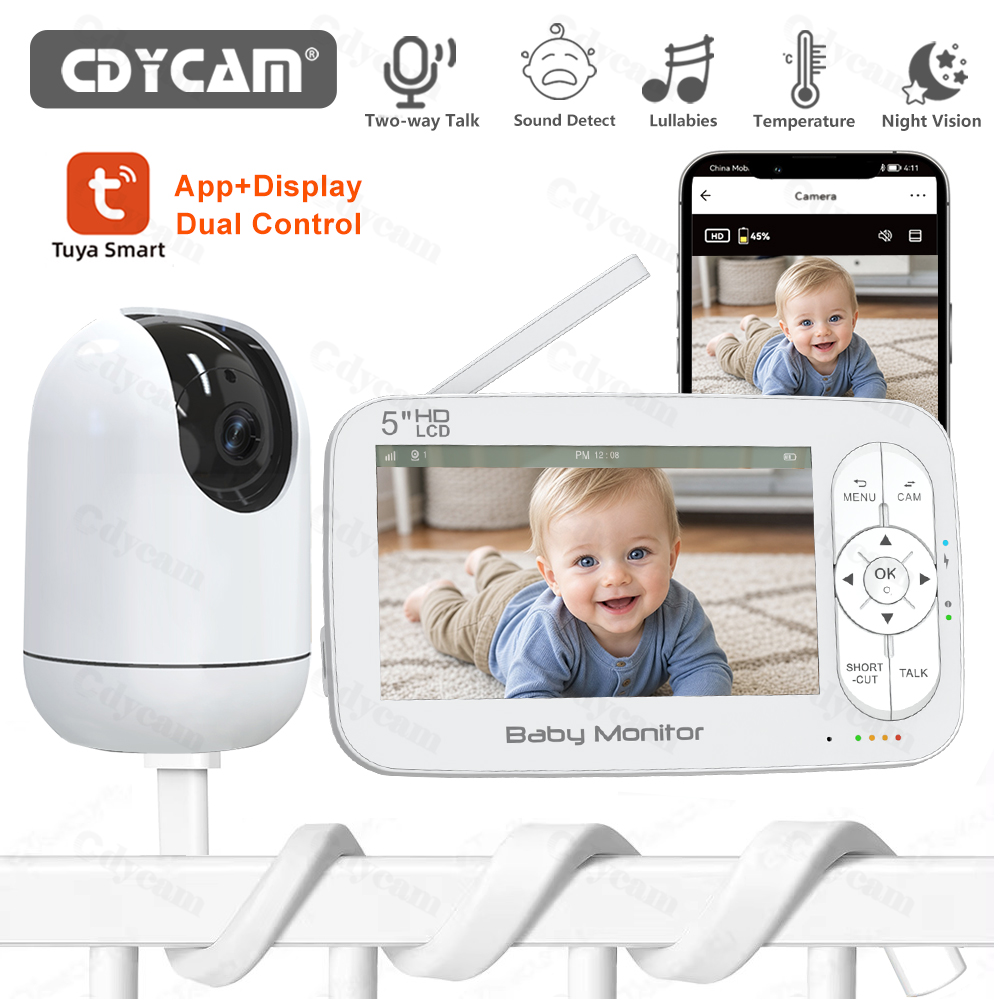 Zoom Audio Music - 5-дюймовый Wi-Fi видеоняня с поддержкой Tuya