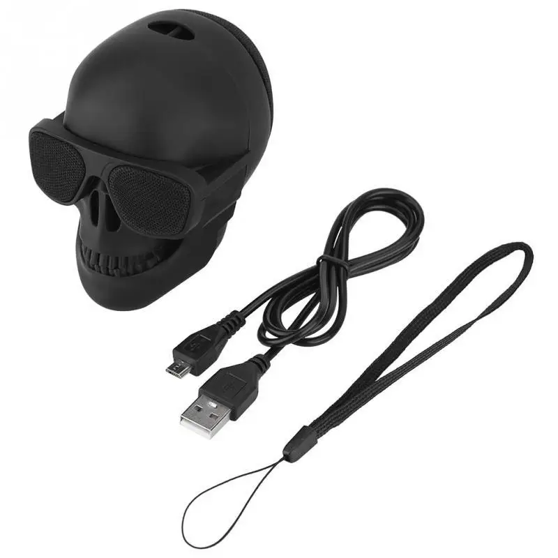 Audio Music Enhancer - Беспроводная Bluetooth-колонка в форме черепа, портативная,