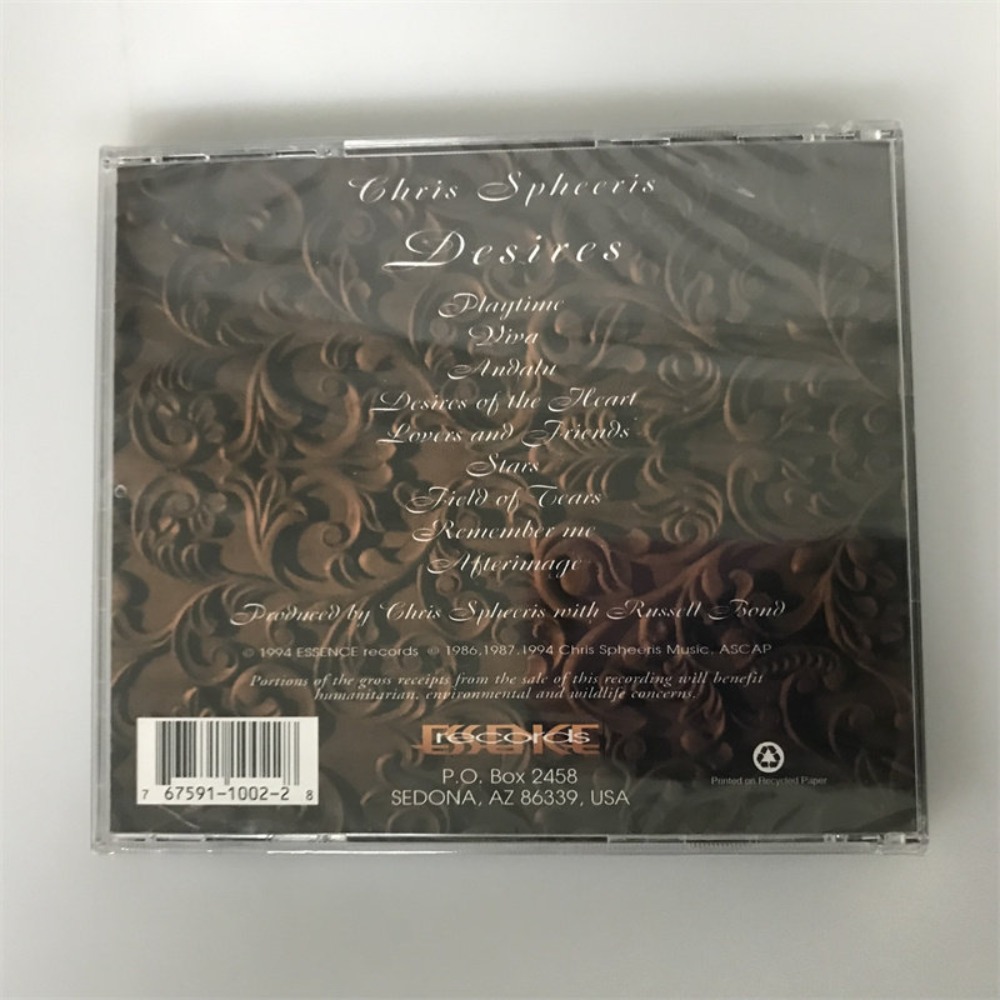 CD «Desires» Криса Спириса, му – обзор и цена Audio Musically